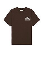 Museum of Peace and Quiet Museum Ranch T-Shirt in Brown, view 2, click to view large image.