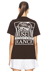 Museum of Peace and Quiet Museum Ranch T-Shirt in Brown, view 3, click to view large image.