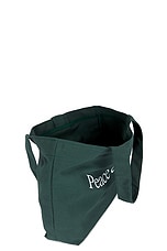 Museum of Peace and Quiet Wordmark Tote Bag in Forest, view 4, click to view large image.