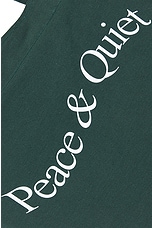 Museum of Peace and Quiet Wordmark Tote Bag in Forest, view 5, click to view large image.