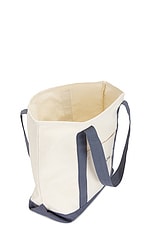 Museum of Peace and Quiet Wordmark Boat Tote in Coastal Blue, view 4, click to view large image.