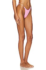 Monica Hansen Beachwear Icon Bikini Bottom in Pink Panther, view 2, click to view large image.