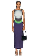 Maisie Wilen Software Long Dress in Glow, view 1, click to view large image.