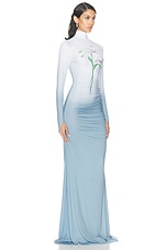 Maisie Wilen Orbit City Gown in Orchid, view 2, click to view large image.