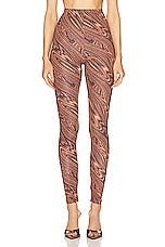 Maisie Wilen Body Shop Legging in Wood, view 1, click to view large image.