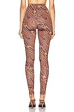 Maisie Wilen Body Shop Legging in Wood, view 3, click to view large image.