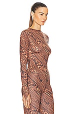 Maisie Wilen Body Shop Top in Wood, view 2, click to view large image.