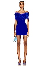 The New Arrivals by Ilkyaz Ozel Cynthia Dress in Klein Blue, view 1, click to view large image.
