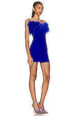 The New Arrivals by Ilkyaz Ozel Cynthia Dress in Klein Blue, view 2, click to view large image.