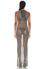 The New Arrivals by Ilkyaz Ozel Dress in Serpent Nuit, view 4, click to view large image.