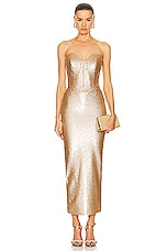 The New Arrivals by Ilkyaz Ozel Paloma Dress in L'heure D'or, view 1, click to view large image.