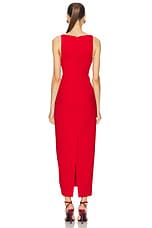 The New Arrivals by Ilkyaz Ozel Anais Dress in Pedro Red, view 3, click to view large image.