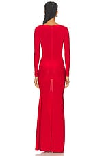 The New Arrivals by Ilkyaz Ozel Lilaea Dress in Rouge Dada, view 3, click to view large image.