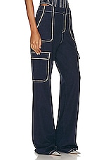 The New Arrivals by Ilkyaz Ozel Kaia Pant in Le Bibliotheque, view 2, click to view large image.