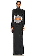 The New Arrivals by Ilkyaz Ozel Agnes Skirt in Noche Hippie, view 4, click to view large image.