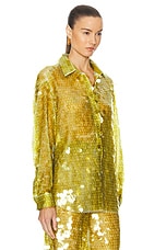 The New Arrivals by Ilkyaz Ozel Colette Shirt in Peridotite, view 2, click to view large image.