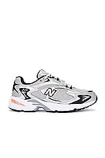 New Balance 725v1 in Metallic Silver, Raincloud, & Black, view 1, click to view large image.