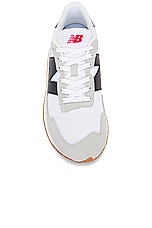 New Balance 237 in White, Brighton Grey, & Black, view 4, click to view large image.