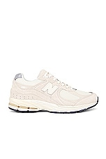 New Balance 2002r in Calm Taupe, Angora, & Silver Metallic, view 1, click to view large image.