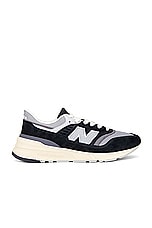 New Balance 997R in Black & Shadow Grey, view 1, click to view large image.