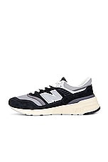 New Balance 997R in Black & Shadow Grey, view 5, click to view large image.