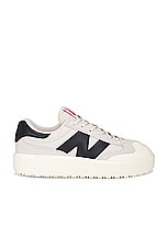 New Balance CT302 in Moonbeam, Black, & Team Red, view 1, click to view large image.