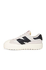 New Balance CT302 in Moonbeam, Black, & Team Red, view 5, click to view large image.