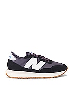 New Balance 237v1 in Black & Magnet, view 1, click to view large image.