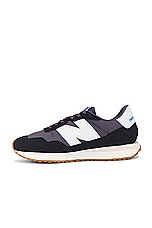 New Balance 237v1 in Black & Magnet, view 5, click to view large image.