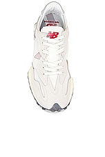 New Balance 327 in Sea Salt & Raincloud, view 4, click to view large image.