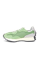 New Balance 327 in Chive & Avocado, view 5, click to view large image.