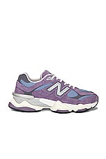 New Balance 9060 in Shadow, Arctic Grey, & Silver Metallic, view 1, click to view large image.