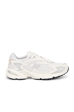 New Balance 725v1 in Sea Salt, Rain Cloud, & Metallic Silver, view 1, click to view large image.