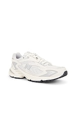 New Balance 725v1 in Sea Salt, Rain Cloud, & Metallic Silver, view 2, click to view large image.