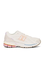 New Balance 1906r in Sea Salt, Angora, Pink Sugar, & Light Chrome Blue, view 1, click to view large image.