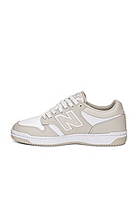 New Balance New Balance BB480LV1 in TIMBERWOLF & WHITE, view 5, click to view large image.