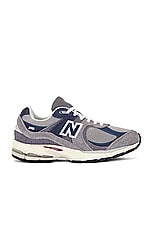 New Balance 2002r in Navy & Castlerock, view 1, click to view large image.