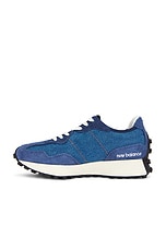 New Balance 327 Sneaker in Heron Blue & Angora, view 5, click to view large image.