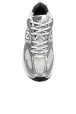 New Balance 530 Sneaker in Grey Matter, Silver Metallic, & Magnet, view 4, click to view large image.