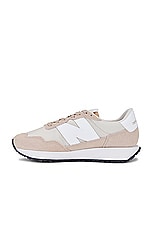 New Balance 237 Sneaker in Mindful Grey & White, view 5, click to view large image.