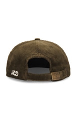 Nicholas Daley Nicholas Daley Chain Stitch Cap in Olive, view 2, click to view large image.