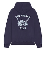 Nicholas Daley Reggae Klub Hoodie in Navy, view 1, click to view large image.