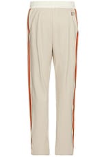 Nicholas Daley Track Pant in Sienna, Oatmeal, & Ecru, view 2, click to view large image.