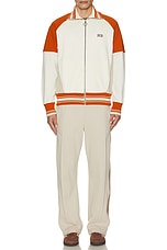 Nicholas Daley Track Pant in Sienna, Oatmeal, & Ecru, view 7, click to view large image.
