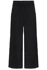 Nicholas Daley Wide Leg Trouser in Black, view 1, click to view large image.