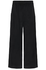 Nicholas Daley Wide Leg Trouser in Black, view 2, click to view large image.