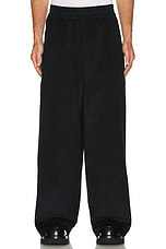 Nicholas Daley Wide Leg Trouser in Black, view 4, click to view large image.