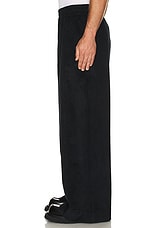 Nicholas Daley Wide Leg Trouser in Black, view 5, click to view large image.