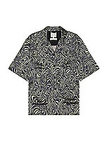 Nicholas Daley Aloha Shirt in Zebra Swirl, view 1, click to view large image.
