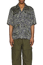Nicholas Daley Aloha Shirt in Zebra Swirl, view 3, click to view large image.